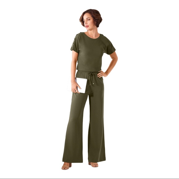 Boston Proper Beyond Travel Tie Waist Jumpsuit - Picture 15 of 16